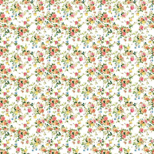 Vintage Flowers - Adhesive Vinyl Sheets