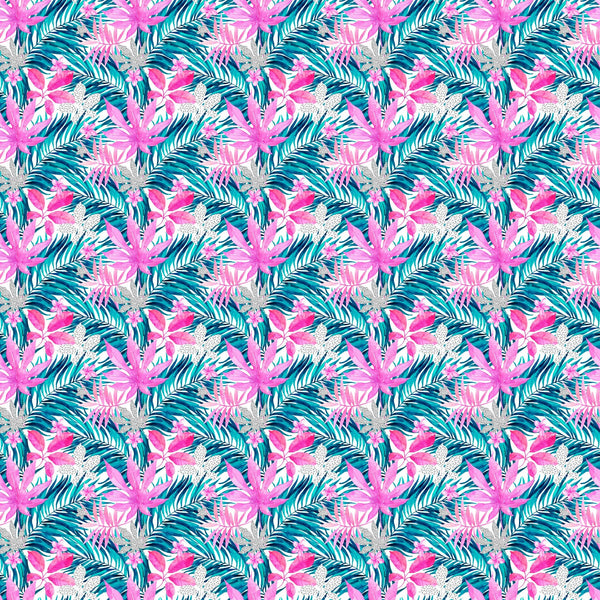 Watercolor Jungle - Adhesive Vinyl 12x12 Sheet