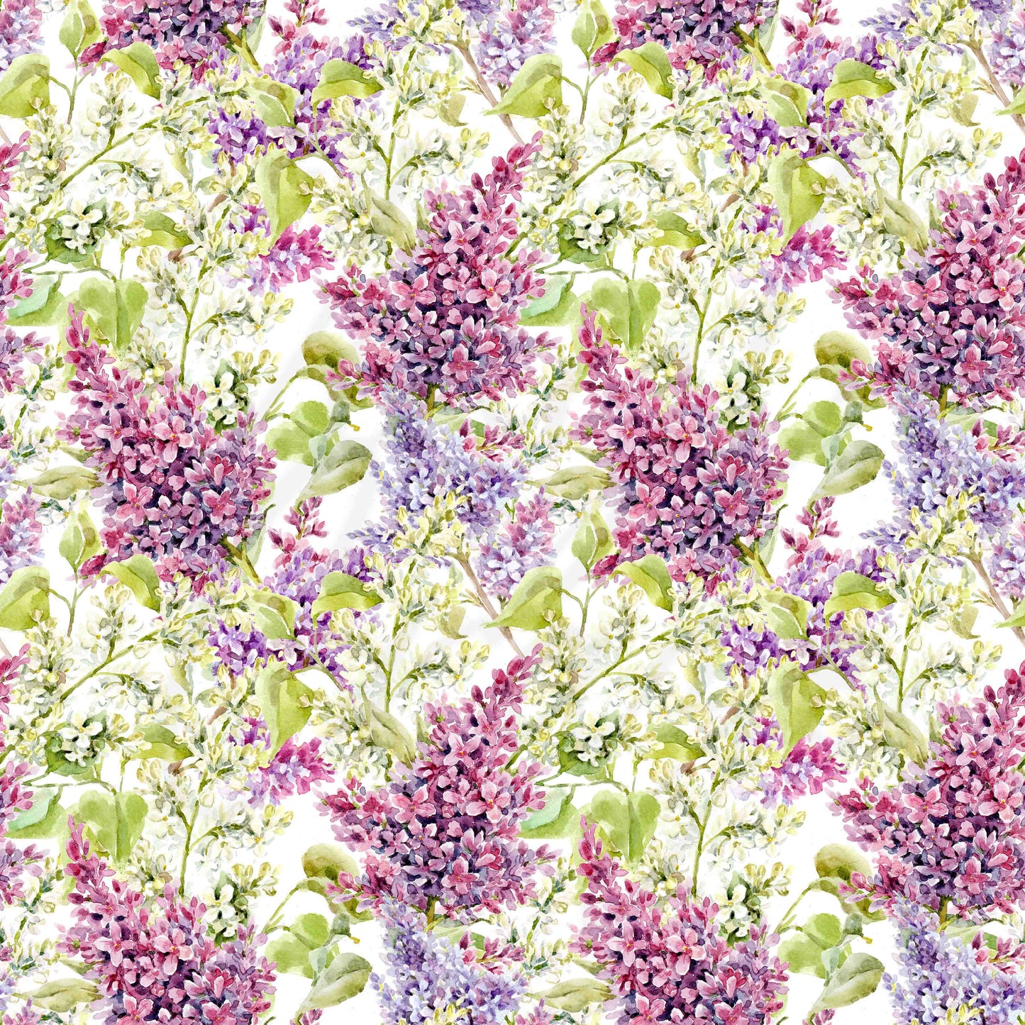 Watercolor Lilacs - Adhesive Vinyl Sheets