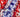 Watercolor Red White and Blue - Adhesive Vinyl Wrap