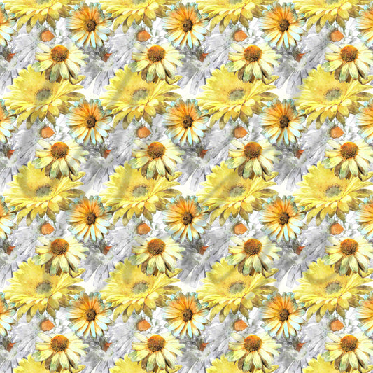 Watercolor Sunflowers - Adhesive Vinyl Sheets