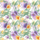 Watercolor Pansies - Adhesive Vinyl Sheets