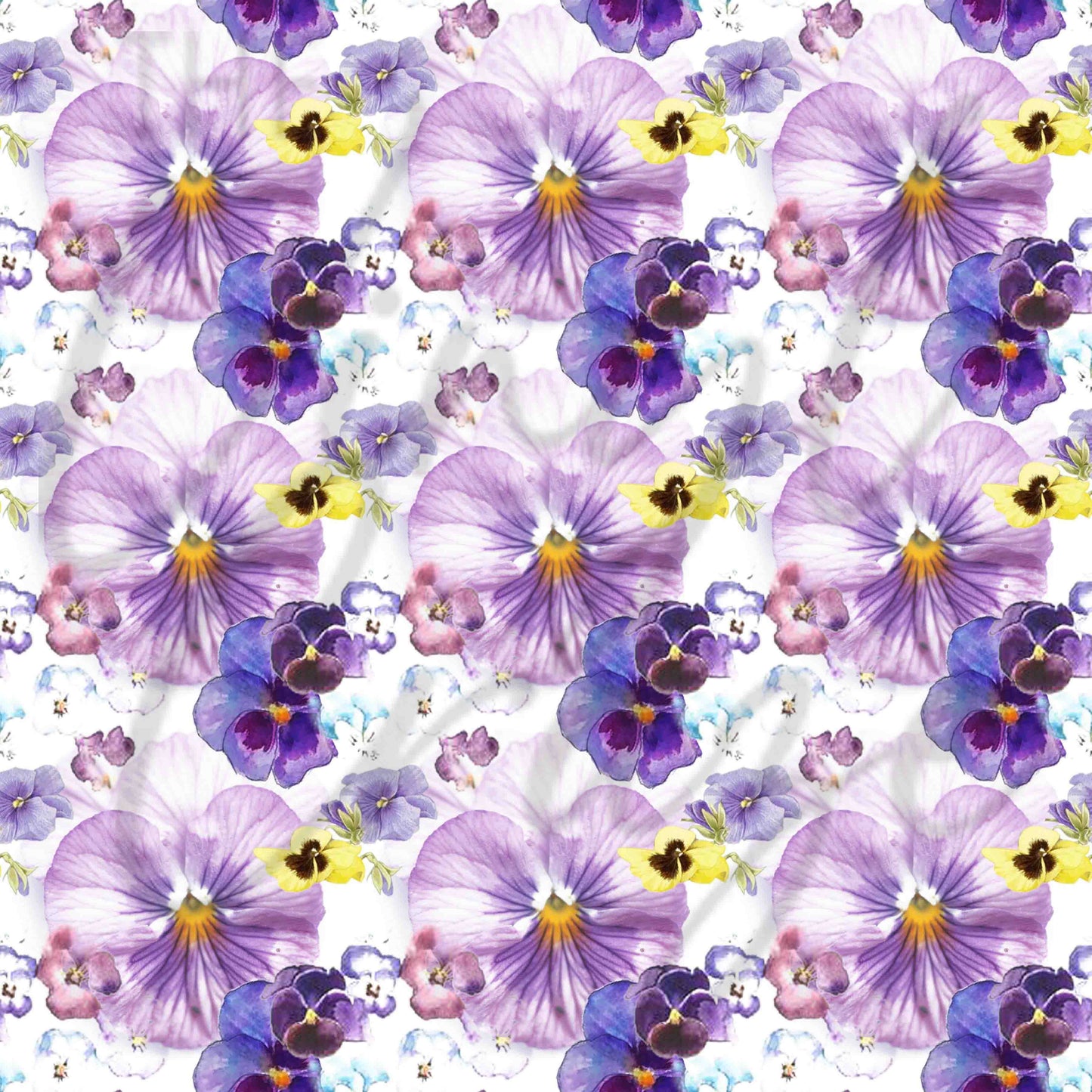Watercolor Pansies - Adhesive Vinyl Sheets
