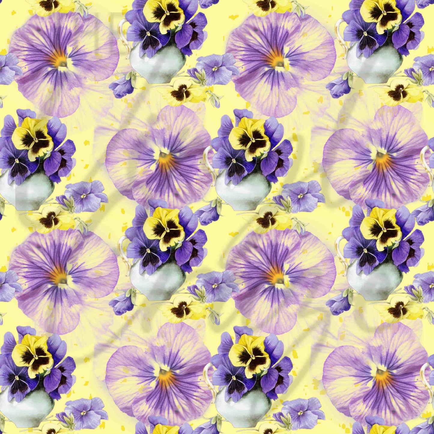 Watercolor Pansies - Adhesive Vinyl Sheets