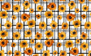 Watercolor Flower Plaid - Adhesive Vinyl Wrap