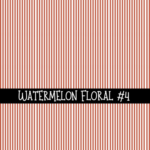 Watermelon Floral Collection UV Decal sheets 5 to choose from