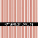 Watermelon Floral Collection UV Decal sheets 5 to choose from