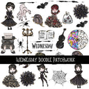 Wednesday Doodle Patchwork Set