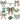 Western Bows UV DTF Decal sheet