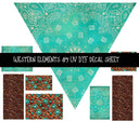 Western Elements UV DTF Decal sheets 11 designs available