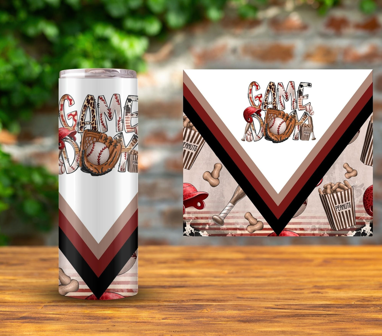 Vintage Baseball Mama - Adhesive Vinyl Wrap - 12 Designs