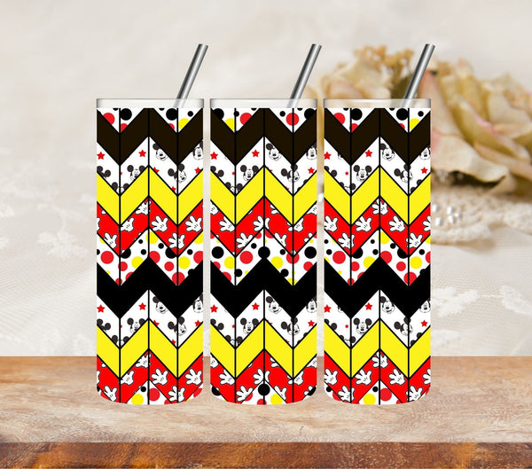 Mick - Tangram UV DTF tumbler wrap