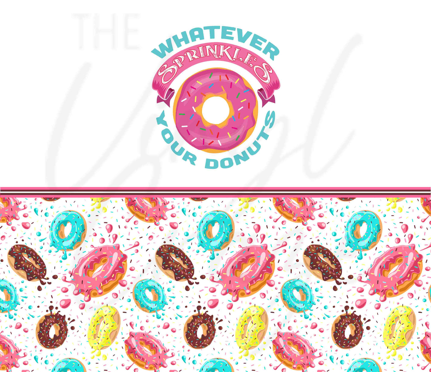 Whatever Sprinkles Your Donuts - Adhesive Vinyl Wrap