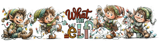 What the elf UV DTF Bucket and jar wraps