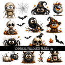 Whimsical Halloween Friends - UV DTF Decal sheets 2 options