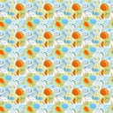 Whimsical Background Doodle - Adhesive Vinyl Sheets