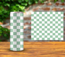 Checker - UV DTF Tumbler wrap - 15 color options