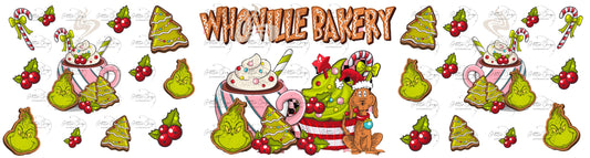 Whoville Bakery - UV DTF Bucket and jar wraps