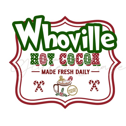 Whoville Hot Cocoa 2 - UV DTF Decal