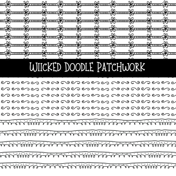 Wicked Doodle Patchwork Set