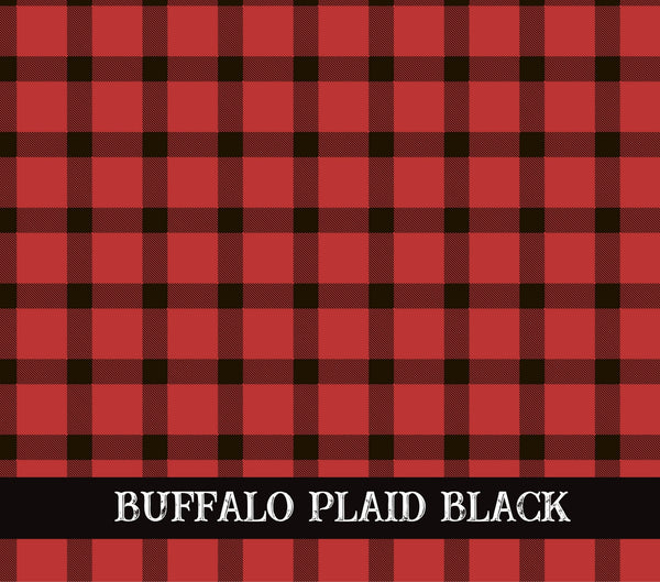 Buffalo Plaid UV DTF tumbler wraps 6 Colors transparent background