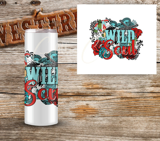 Wild Soul - UV DTF Decal- 4 sizes