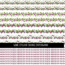 Wine O'clock UV DTF Doodle Patchwork Set