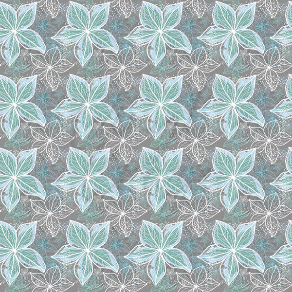 Wintergreen on Gray - Adhesive Vinyl Sheets