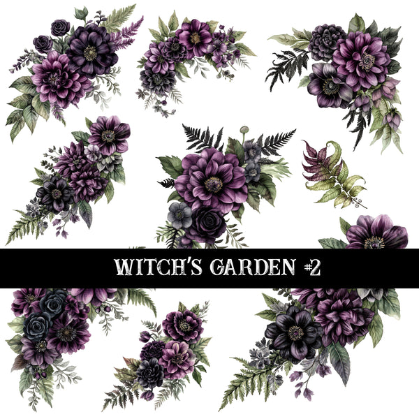 Witch's Garden Collection Decal sheets- 7 styles