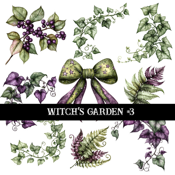 Witch's Garden Collection Decal sheets- 7 styles