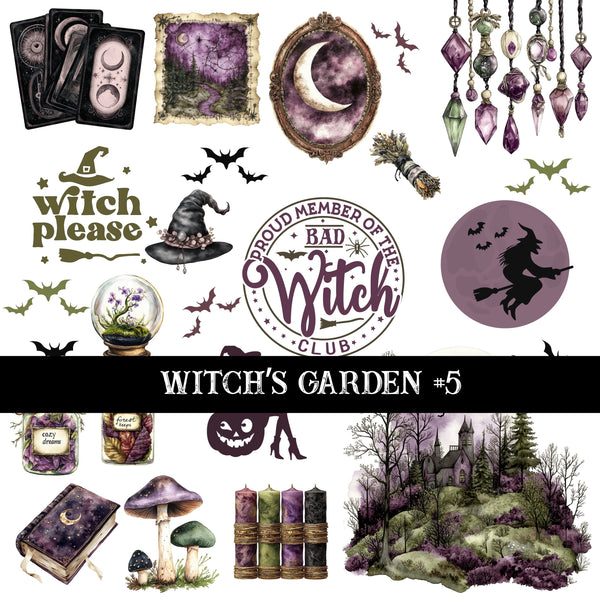 Witch's Garden Collection Decal sheets- 7 styles