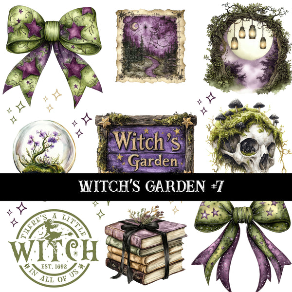 Witch's Garden Collection Decal sheets- 7 styles