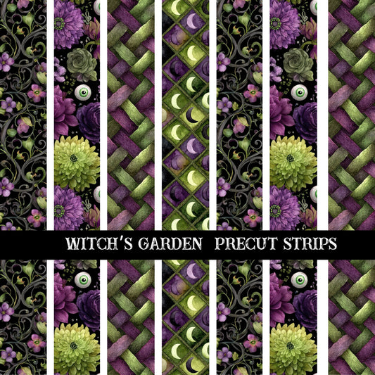 Witch's Garden precut Strips 12x12 vinyl sheet