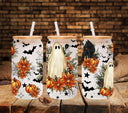 Fall Ghost - UV DTF 16oz Libbey wrap