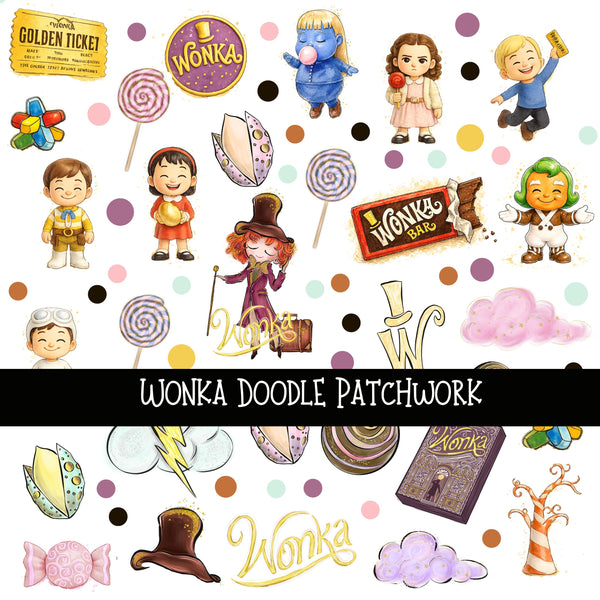 Wonka Doodle Patchwork Set