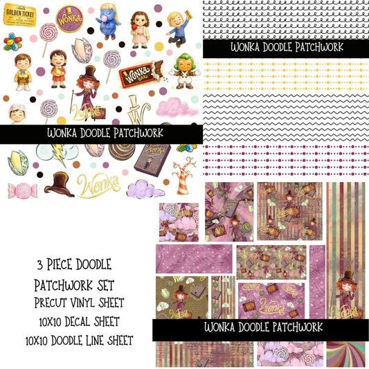 Wonka Doodle Patchwork Set