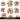 Wooden Flowers UV DTF Decal Sheets 6sheet design options