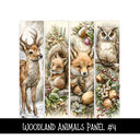 Woodland Animals Panels UV DTF Decal sheets 4 design sheets to choose from