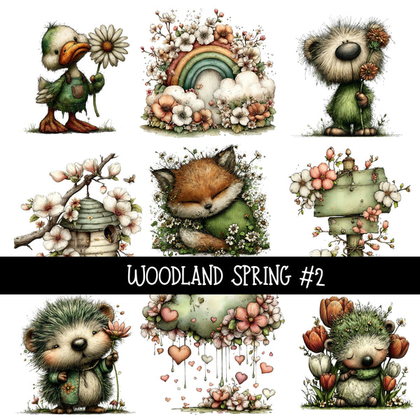 Woodland Spring UV DTF Decal sheets 3 to choose from
