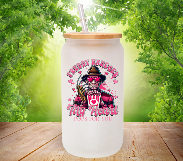 You Make my heart pop horror characters - UV DTF Decal