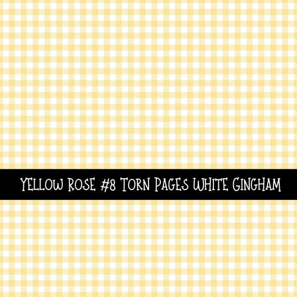 Yellow Rose Torn Pages UV DTF Decal sheets 8 Designs available