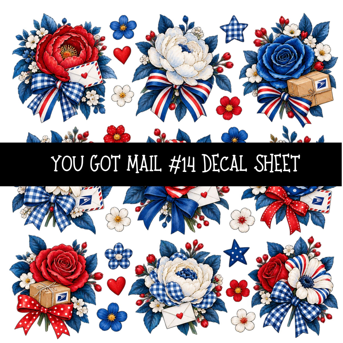 You got mail UV DTF Decal sheets 16 Designs available
