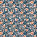 Zebra Floral - Adhesive Vinyl Sheets