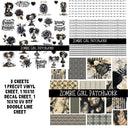 Zombie Girl Patchwork Set