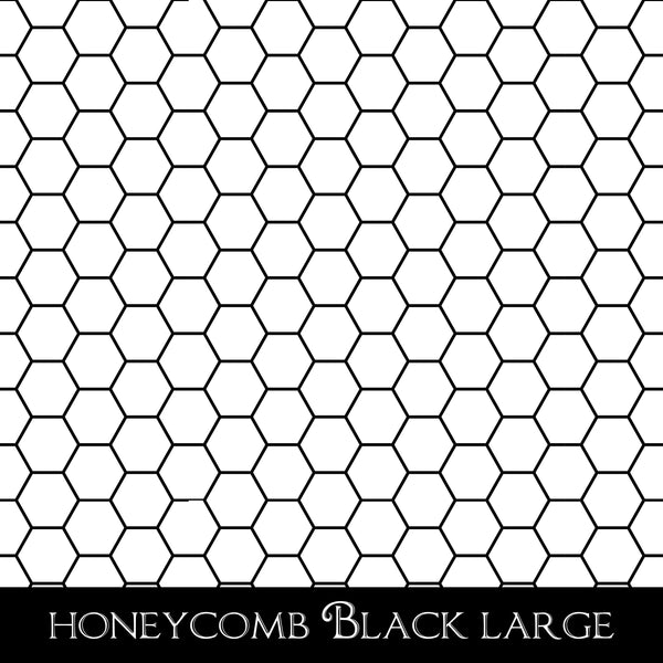 Honey comb UV DTF Decal Sheets 8 colors  2 sizes available