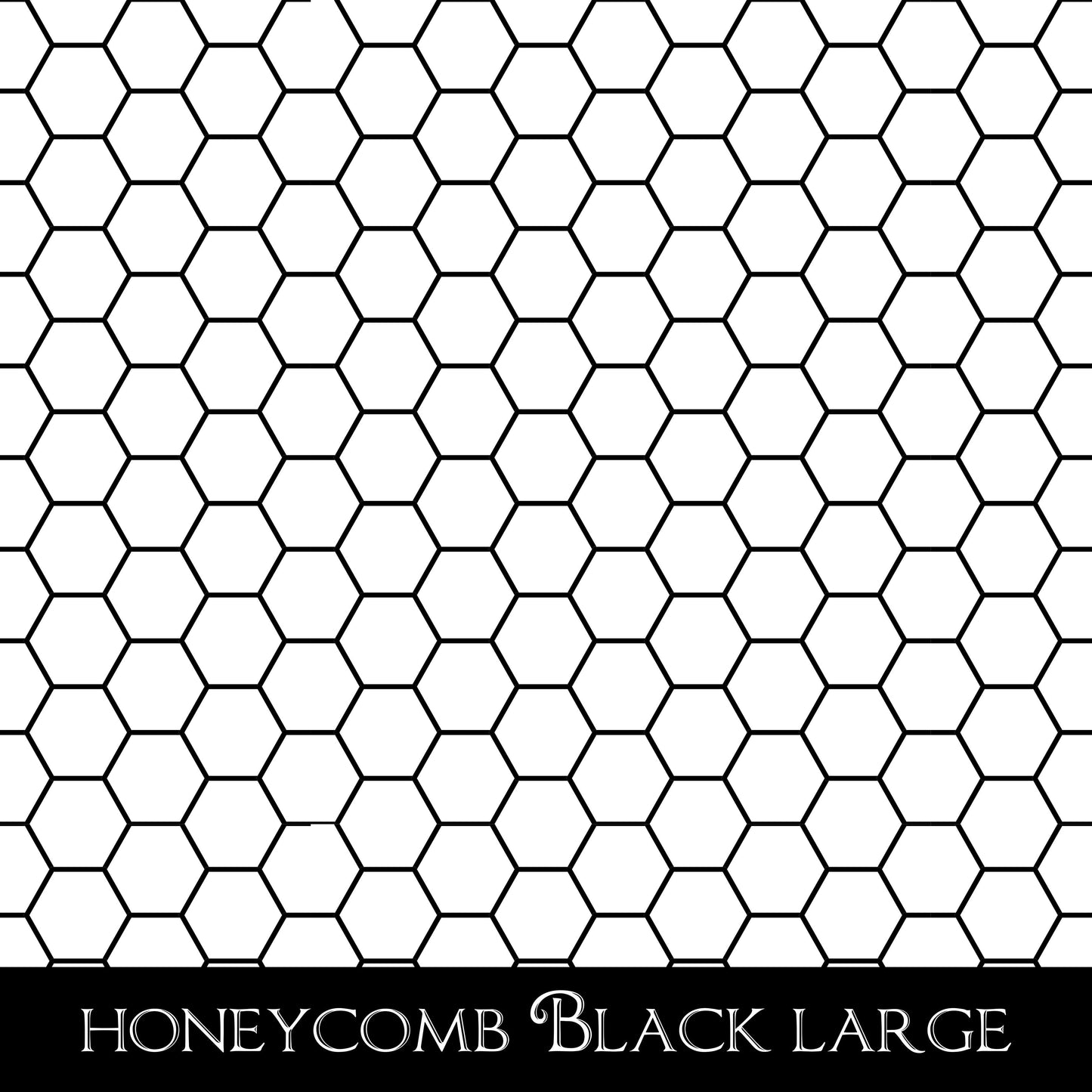 Honey comb UV DTF Decal Sheets 8 colors  2 sizes available