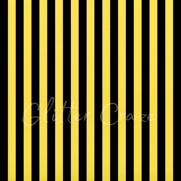 Black or white stripes - Adhesive Vinyl Wrap 12x12 Sheets - various colors