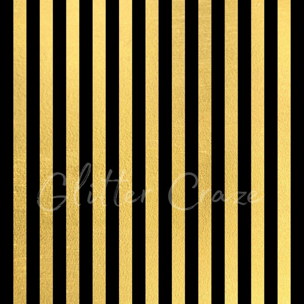 Black or white stripes - Adhesive Vinyl Wrap 12x12 Sheets - various colors
