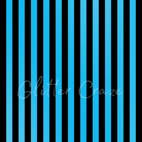 Black or white stripes - Adhesive Vinyl Wrap 12x12 Sheets - various colors