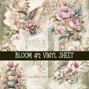 Bloom Collection vinyl sheets 3 design options to choose from